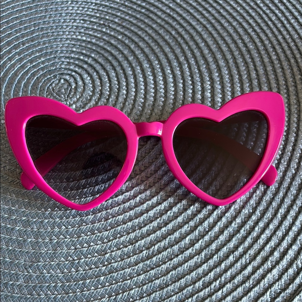 Barbie Heart-Shaped Pink Sunglasses